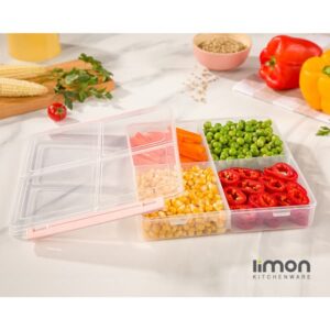 فروش ظرف فریزری 4خانه بزرگ(لیمون)