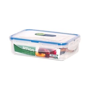 ظرف فریزری مستطیل550میل (لیمون)