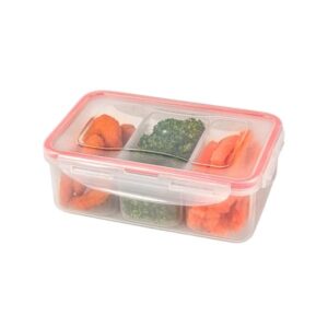 ظرف فریزری مستطیل 3خانه(77400) (لیمون)