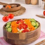 قیمت کاسه چوبی بیضی 25 آماهوم