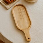 رولت خوری چوبی دسته دار کوچک کلاسیک