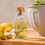 بطری 130 میل درب چوبی لیمون 2265