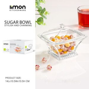 قندان 4 گوش آکرولیک لیمون 2460