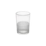 لیوان شیشه ای شیاردار 350CC لیمون 2216