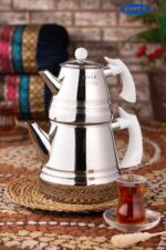 کتری قوری هرمی ریور 2173 سفید - تصویر 2