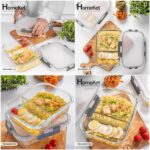 ظرف نگهدارنده درب دار مستطیلی هومکت 3944